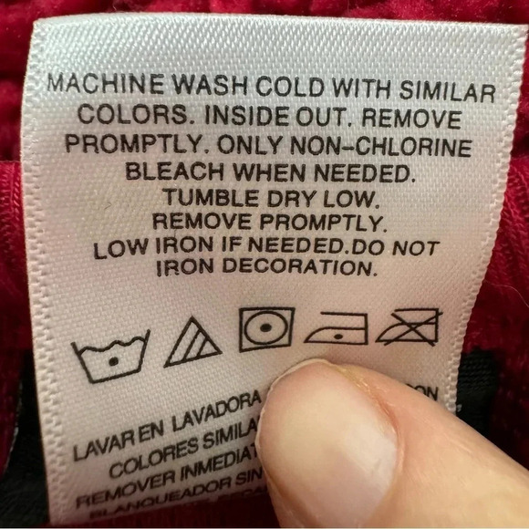 NWT Burgundy Fleece Harry Potter Hogwarts Sweatshirt size XL - Picture 7 of 8